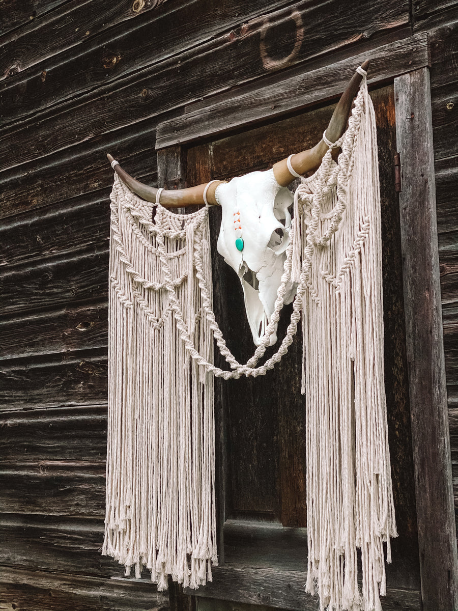 The June Macrame Skull