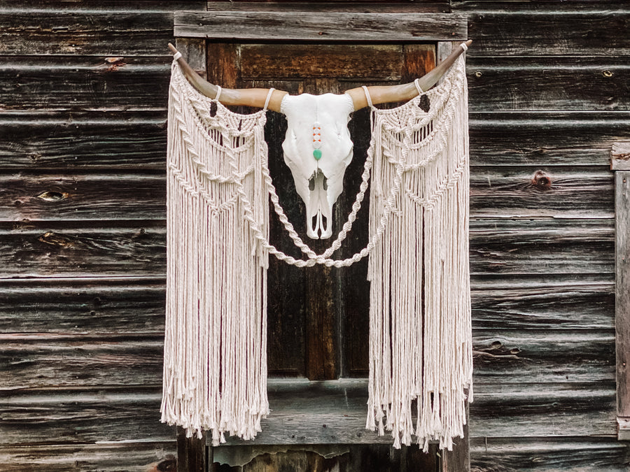 The June Macrame Skull